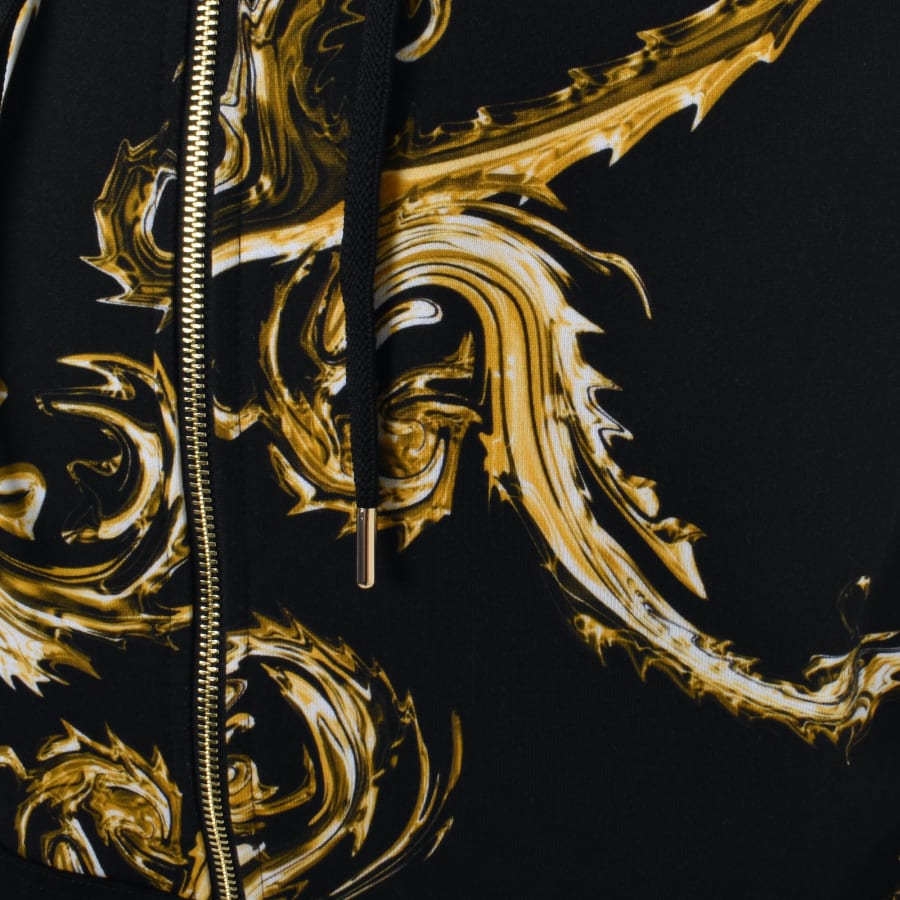 Versace baroque print hoodie on sale